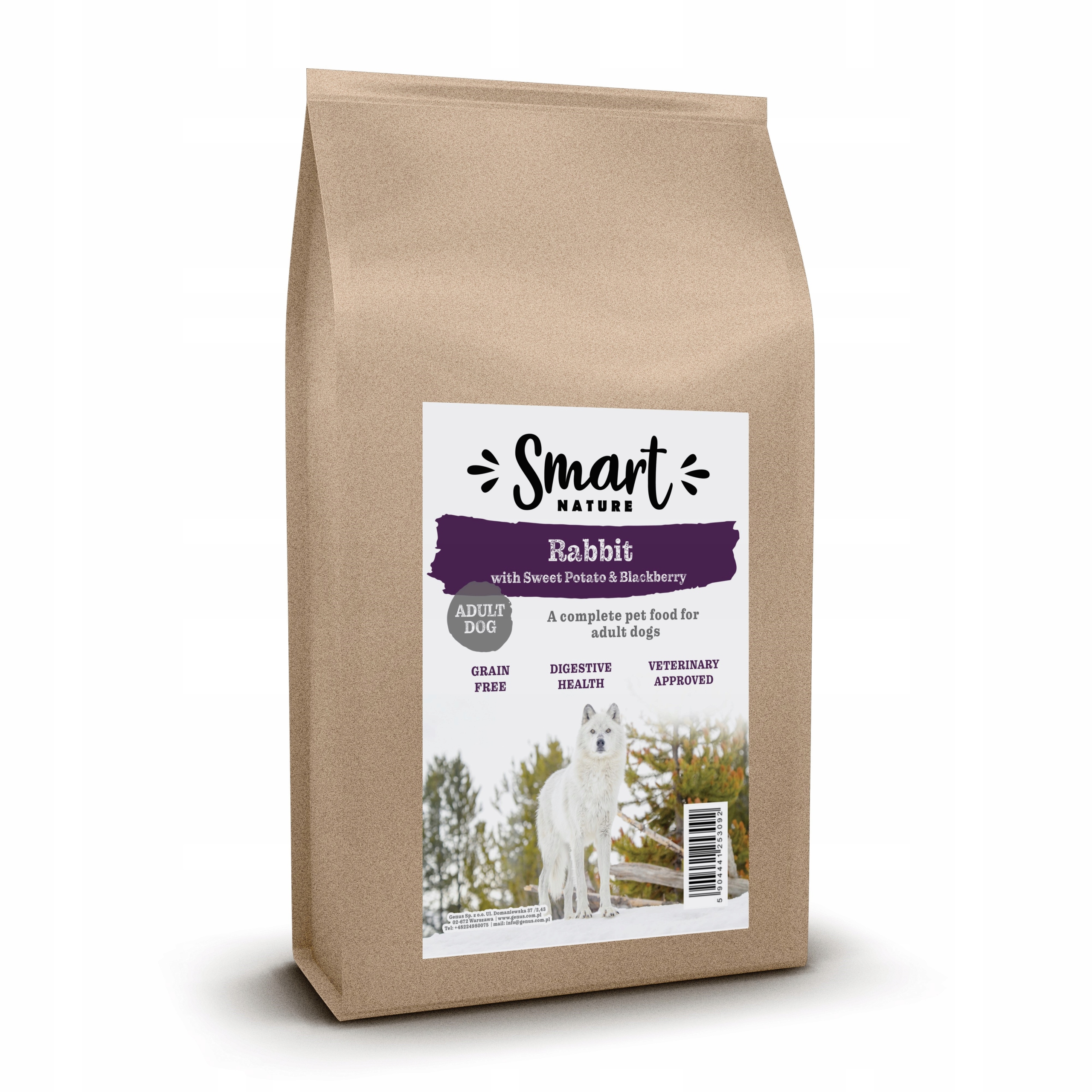 Smart Nature Králík pes 2 kg bonus