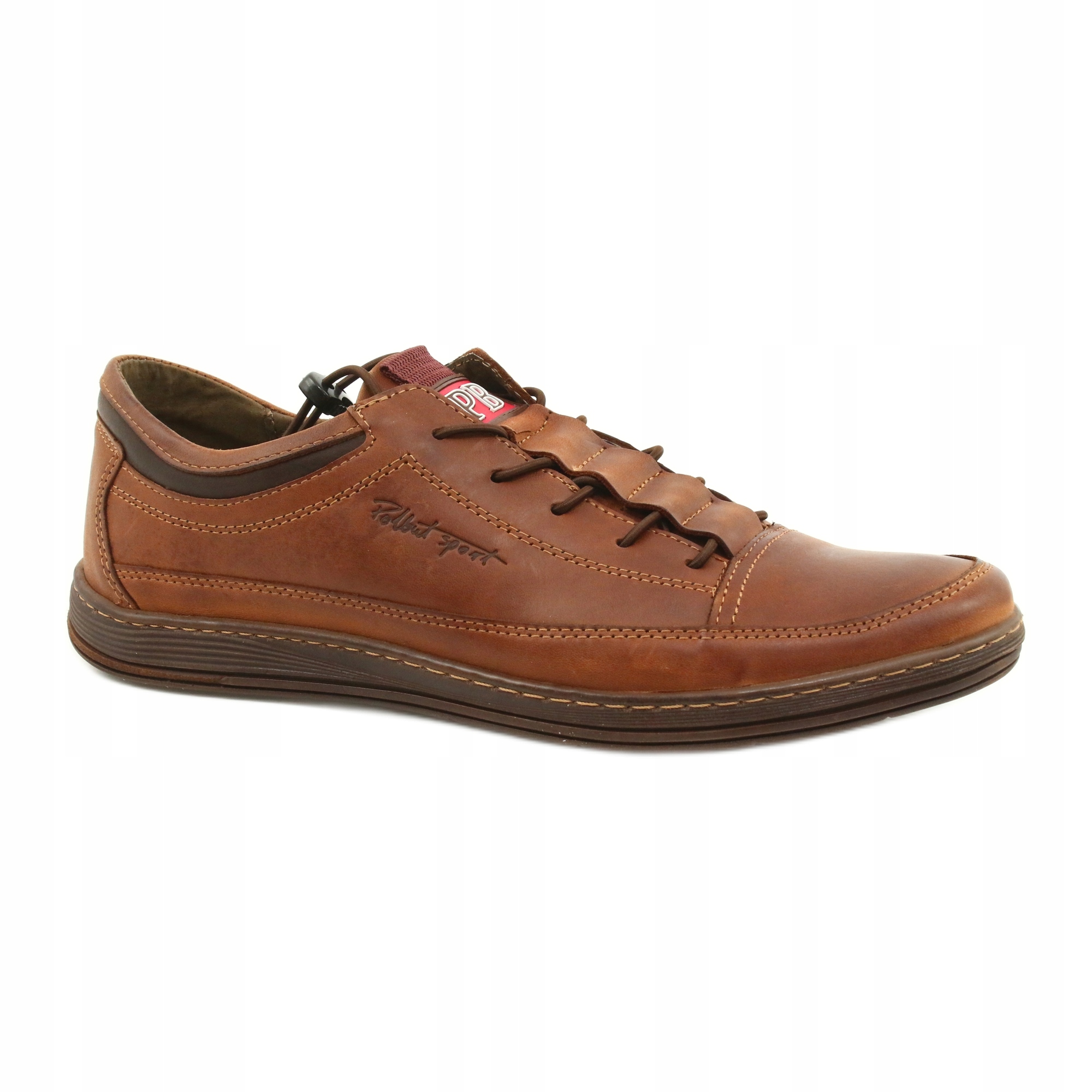 

Buty męskie skórzane casual K22 jasny brąz r.41