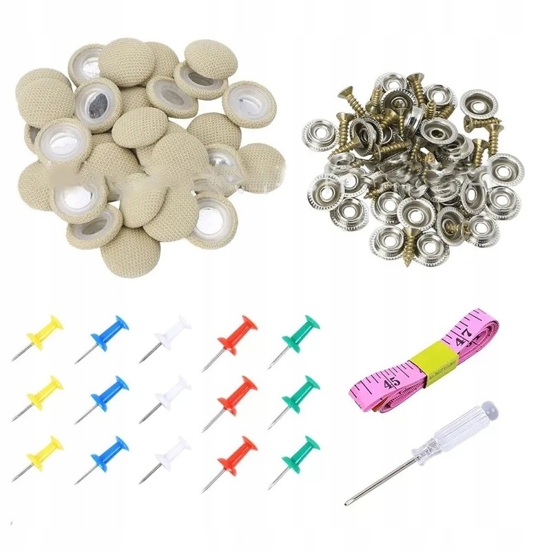 NITY DO NAPRAWY PODSUFITKI SAMOCHODOWEJ BEŻ 62 SZT Producent części MazanTeam