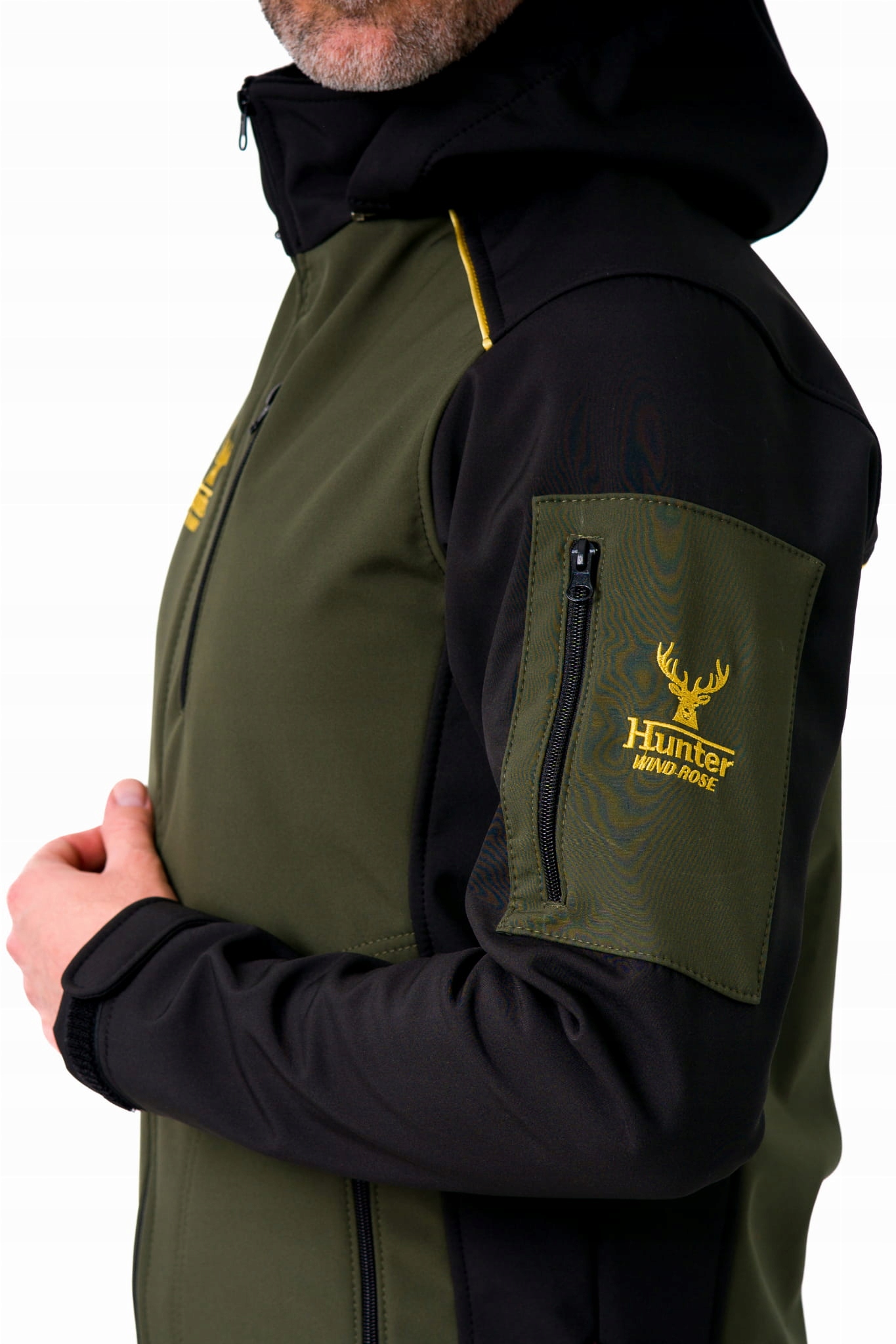 Solidna Polska Kurtka Myśliwska na Polowanie do Lasu "HUNTER" M Rozmiar M