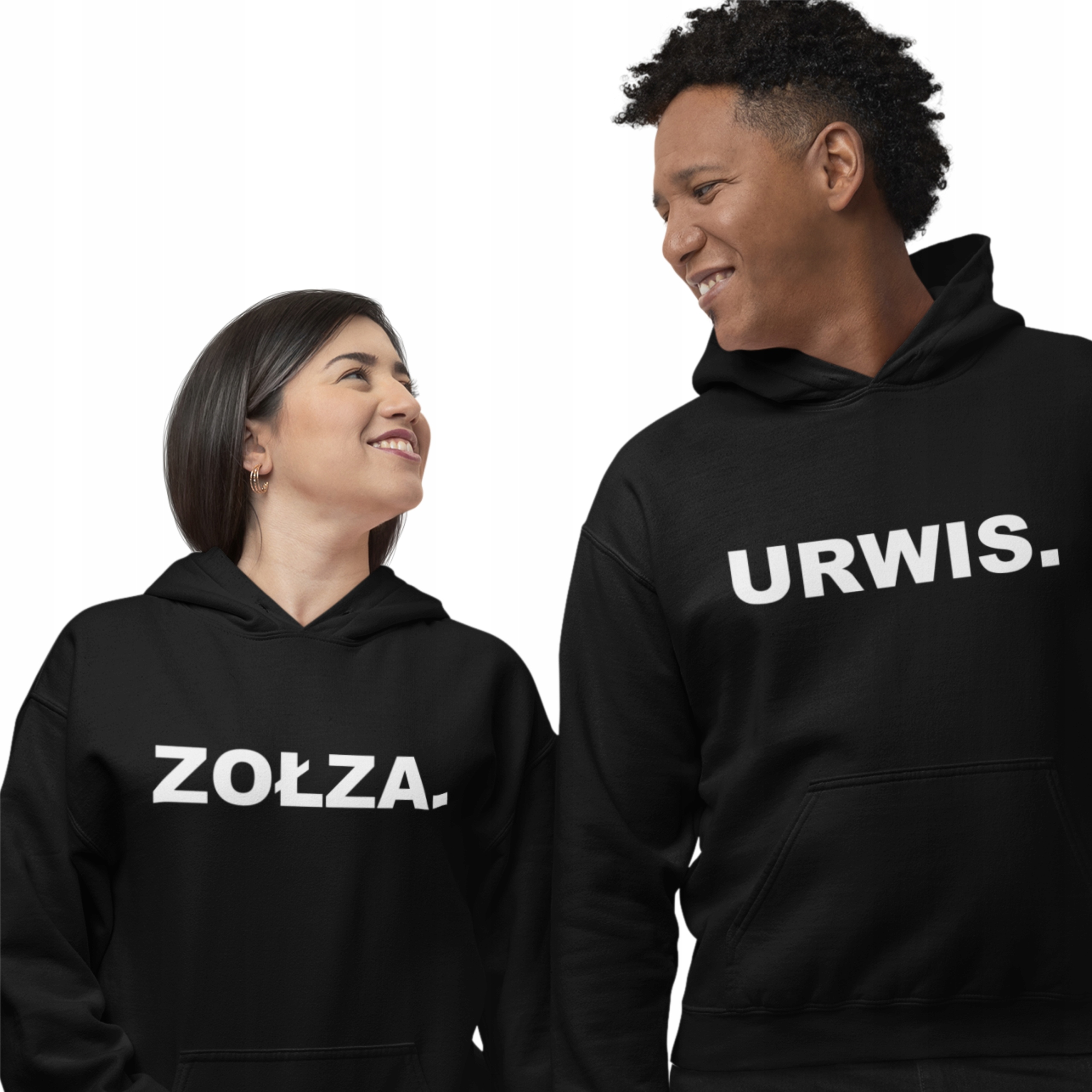 Mikiny pro páry Sada pro zamilované Žolza a Urwis Dárek na Valentýna M