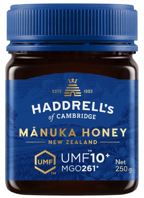 Levně Manukový Med Mgo 261+ Umf 10+ 250 g Haddrell's Of Cambridge