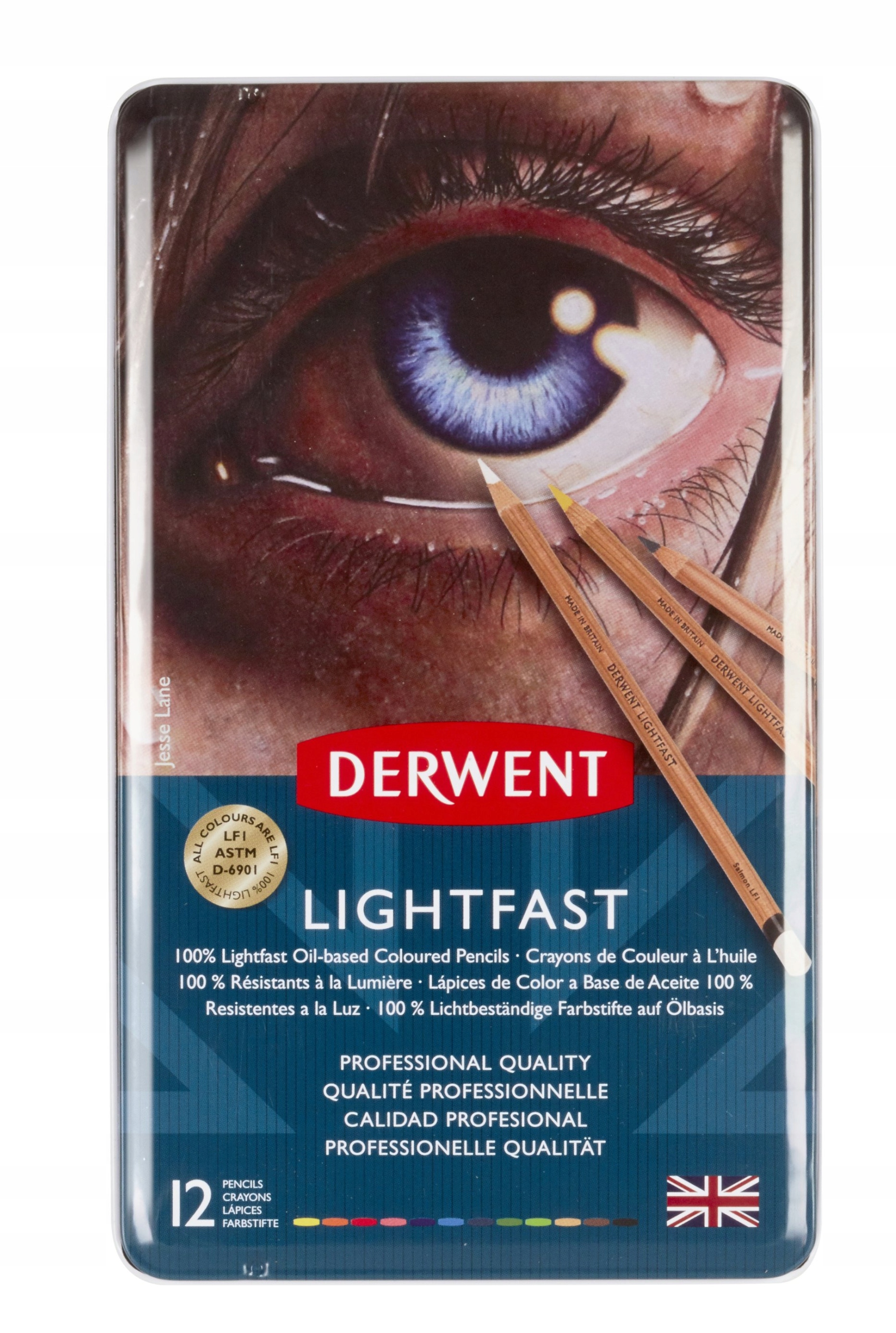 Sada pastelek Lightfast Derwent 12 barev