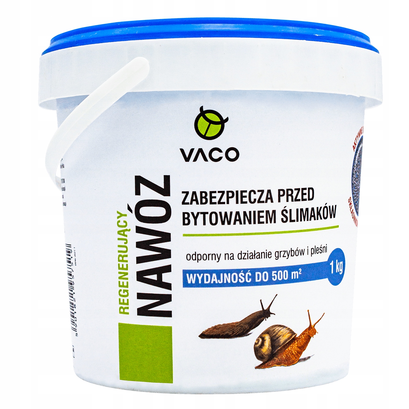 

Vaco Nawóz Odstrasza Ślimaki Bariera 1KG 500M2