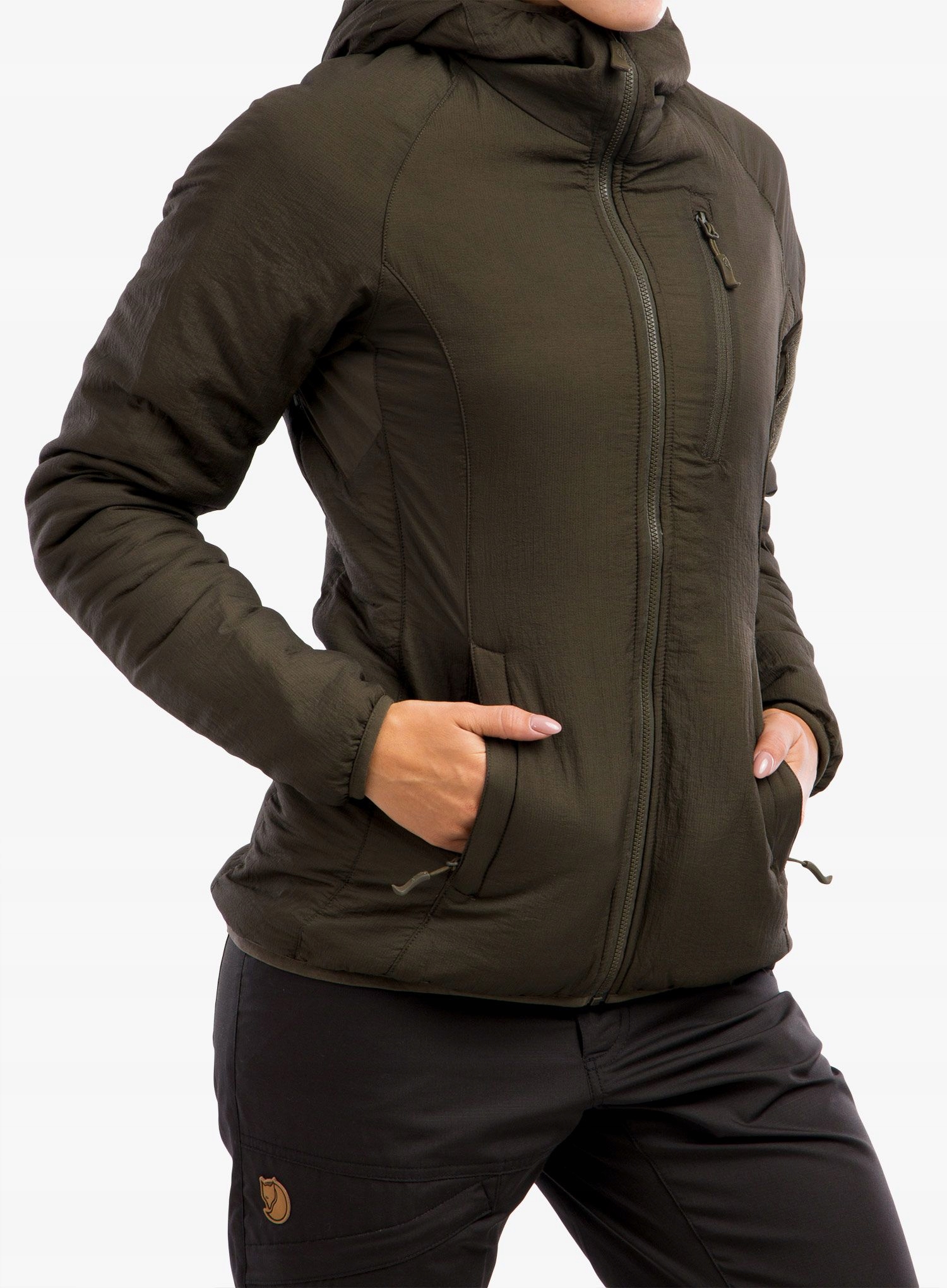 Dámská zateplená bunda Helikon-Tex Wolfhound Hoodie taiga zelená L