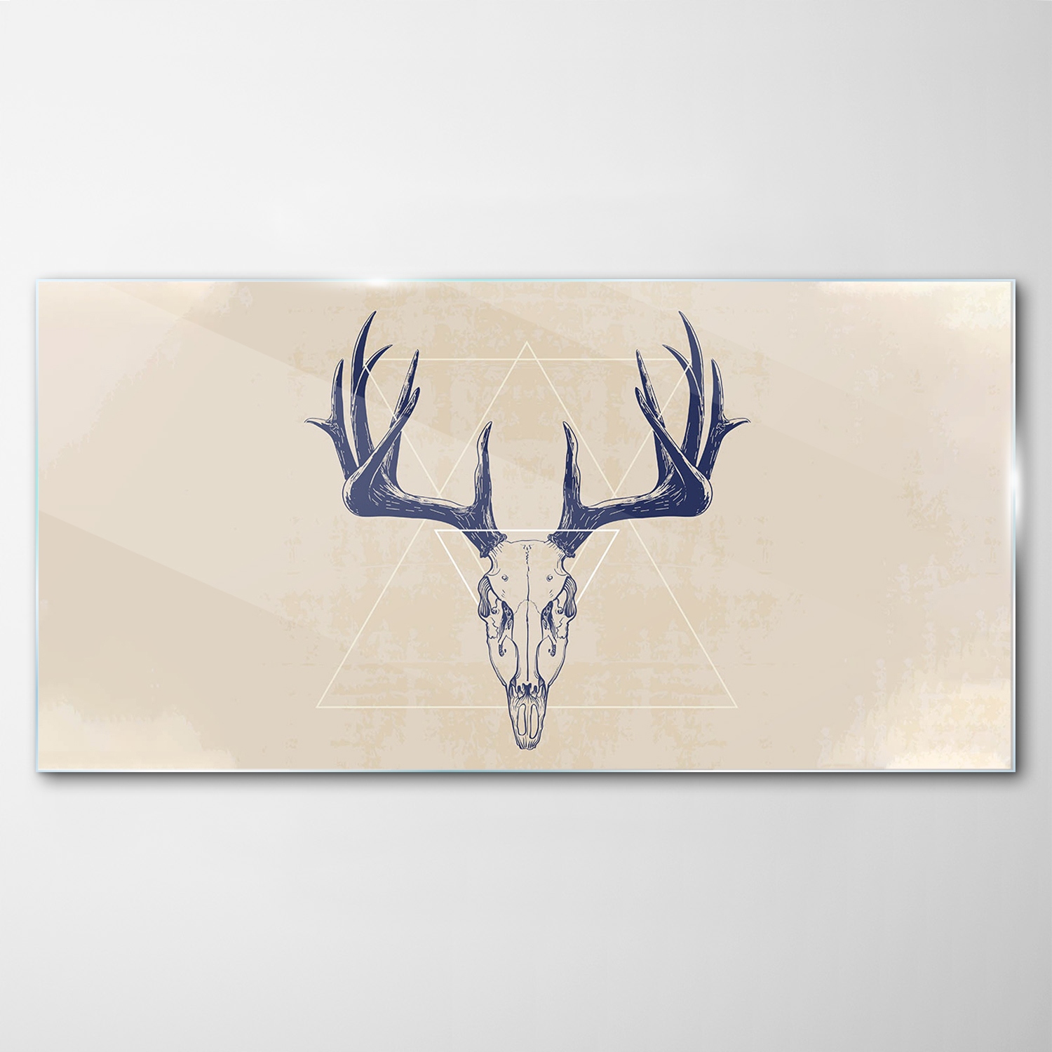 

Obraz Szklany Dekor Trójkąt Czaszka Jelenia 120x60