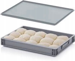 

Pojemnik do pizzy na ciasto 20x30 z pokrywą kpl