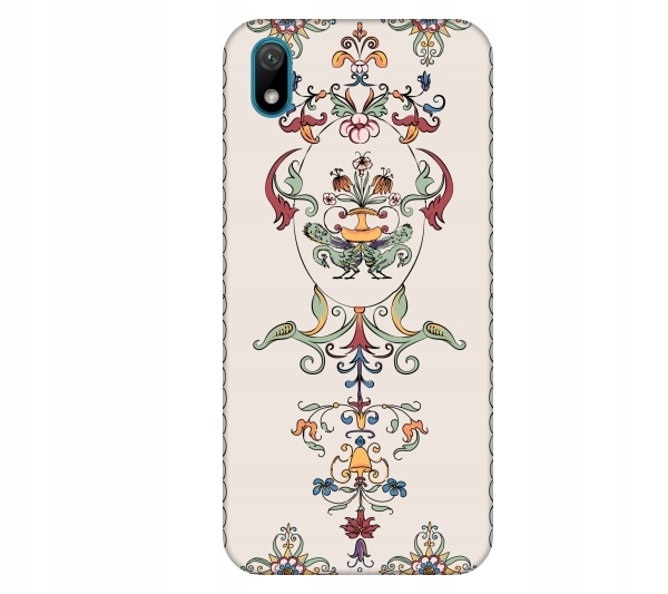 

Etui na telefon Huawei Y5 2019 Vintage wzór kwiato