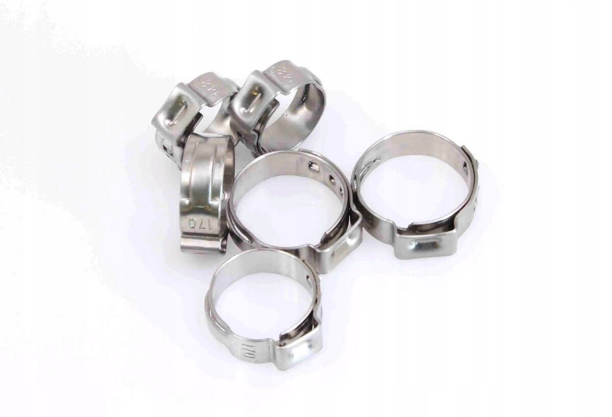 ZESTAW OPASEK ZACISKOWYCH Z JEDNYM UCHEM +SZCZYPCE Długość 300 mm