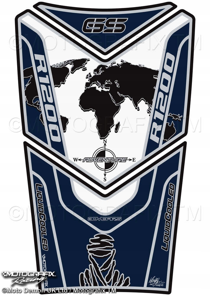 TANKPAD MOTOGRAFIX BMW R1200GS Adventure LC 14-16