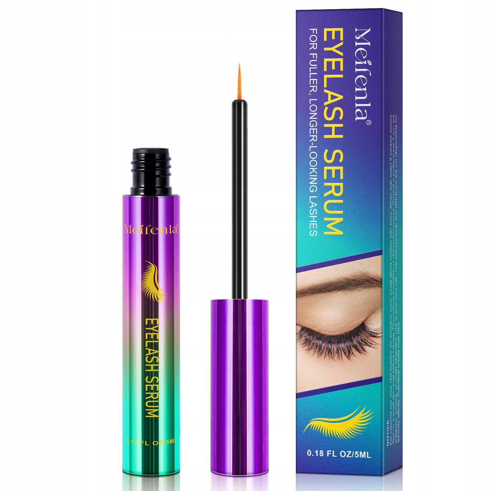 LONG4LASHES Serum Do Rzęs Wzrost Rzęs Serum 5ML Dłuższe Gęstsze Mocniejsze