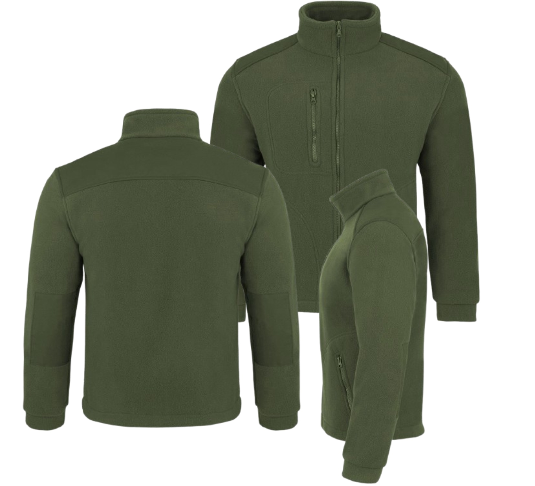 Polar Bluza Męska 340g polarowa rozmiar męski Khaki wojskowy r. 4XL