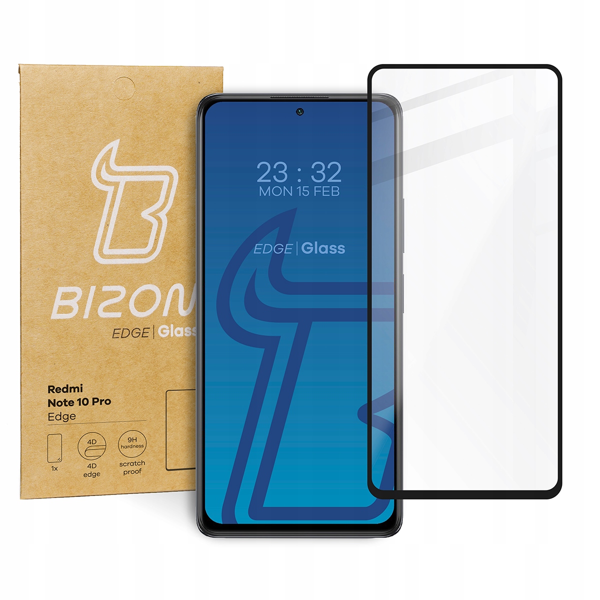 

Szkło hartowane do Redmi Note 10 Pro, Bizon Edge