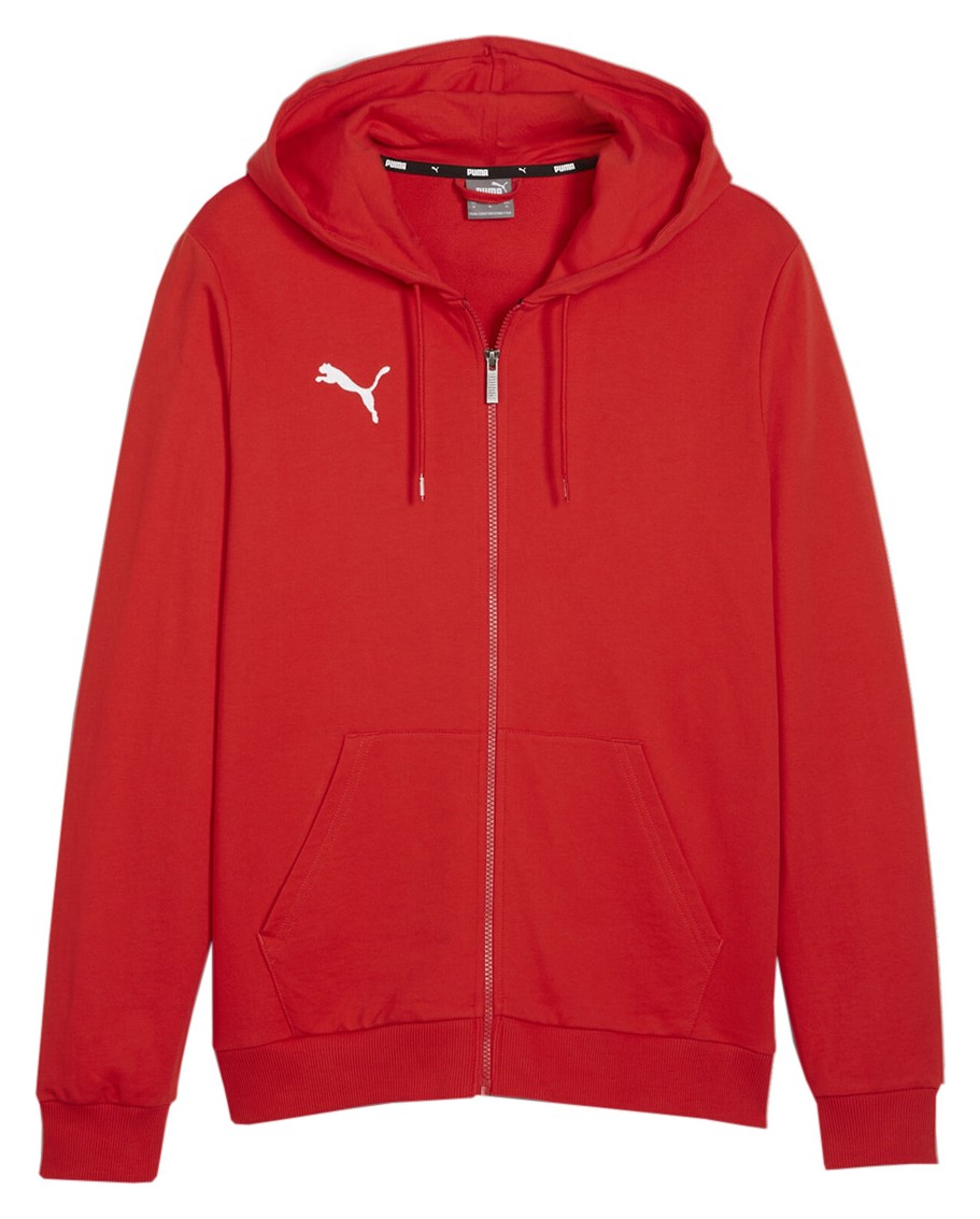 Mikina Puma Team Goal Casuals Hooded červená 658595 01 vel. M
