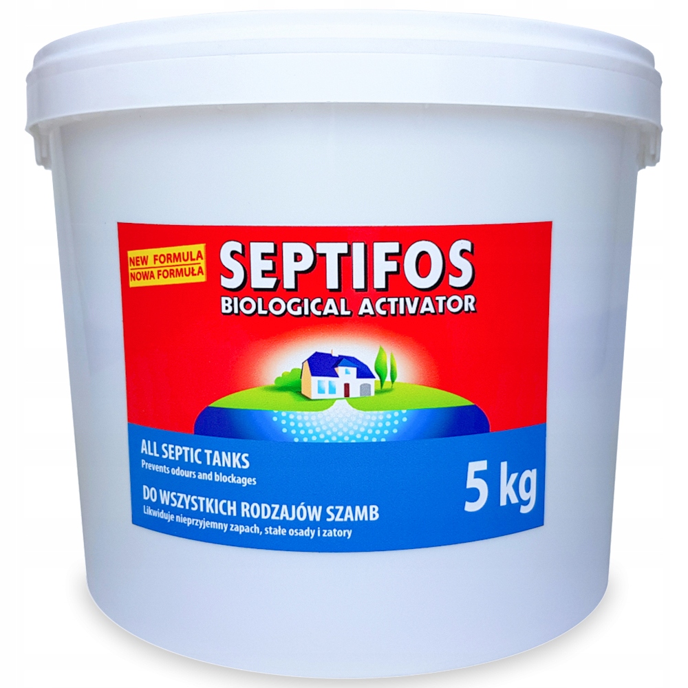 

Septifos 5 kg Szambo Nowa Formuła do szamba