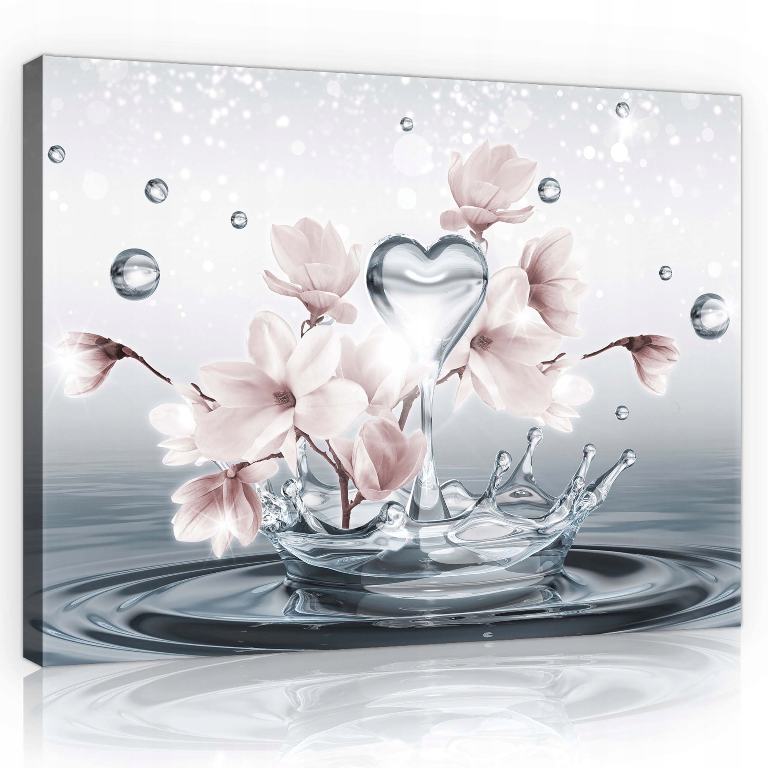 Obraz 100x75 Magnolie v Křišťálovém srdci – Elegance a jemnost domova