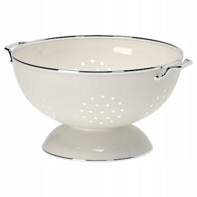 

Solidny Durszlak emaliowany Kremowy Stal 22cm Ikea