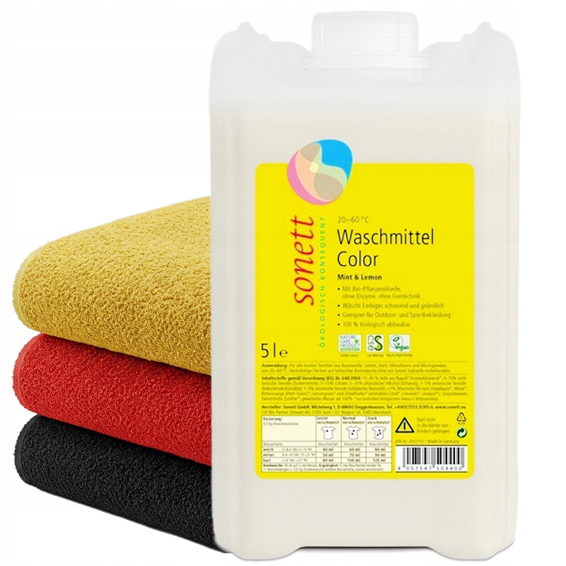 Sonett Płyn do prania Kolor 5 litrów