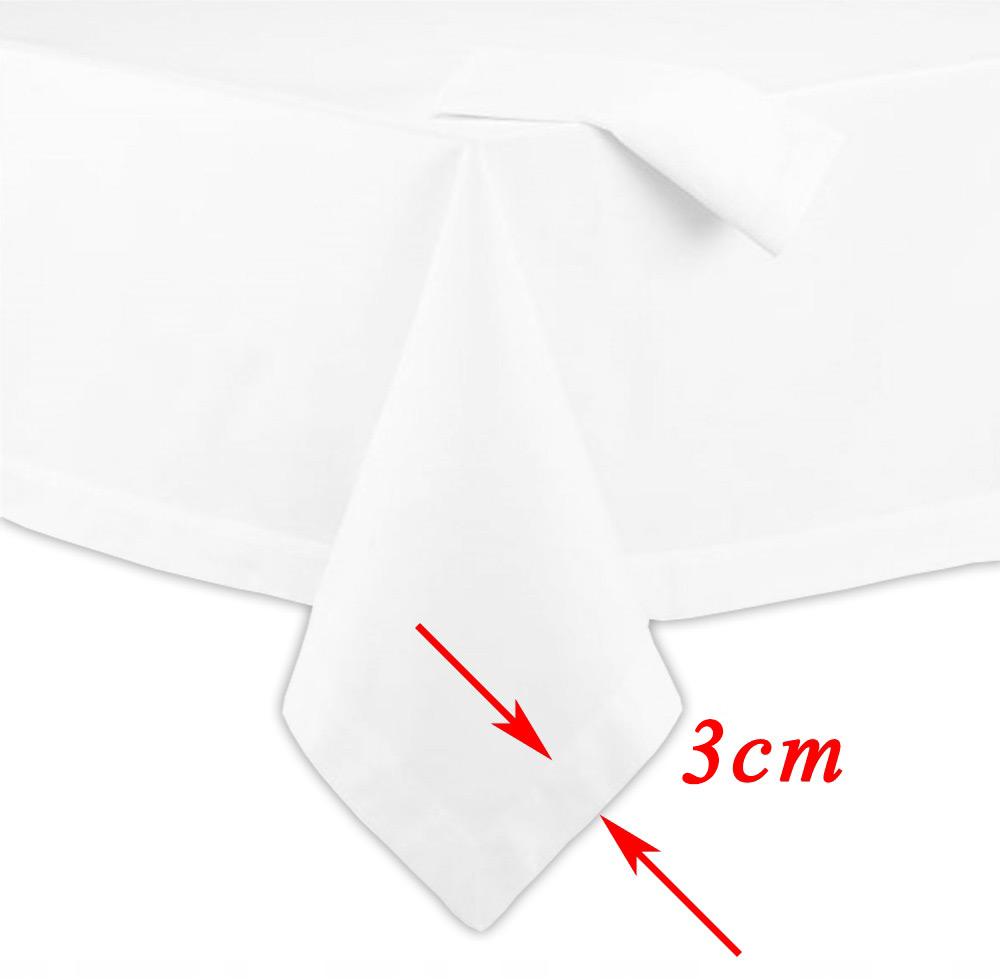 Obrus 150x250 plamoodporny KLASYCZNY biały biel Typ obrus