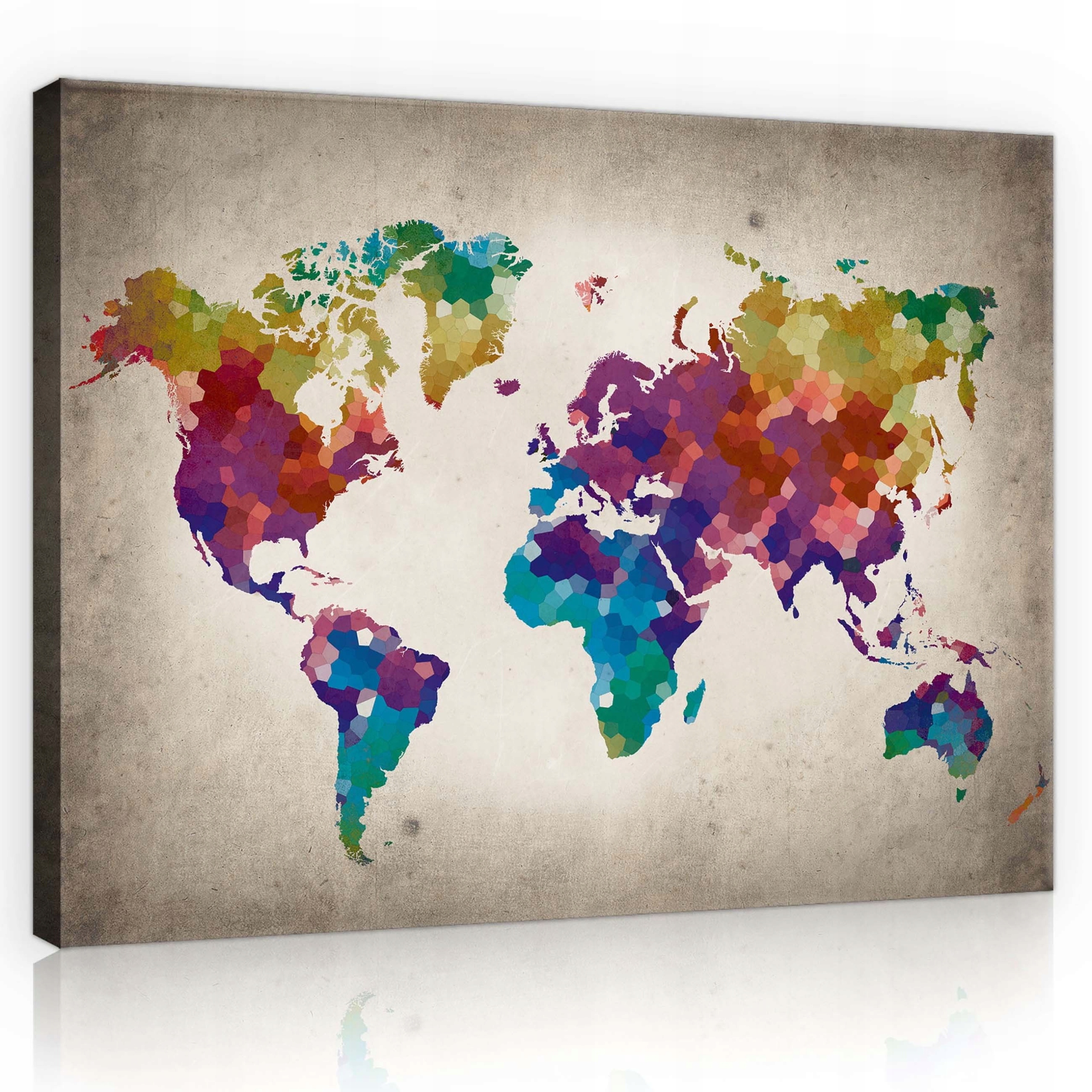 Obraz 80x60 Abstraktní svět Moderní geografie ve vašem interiéru