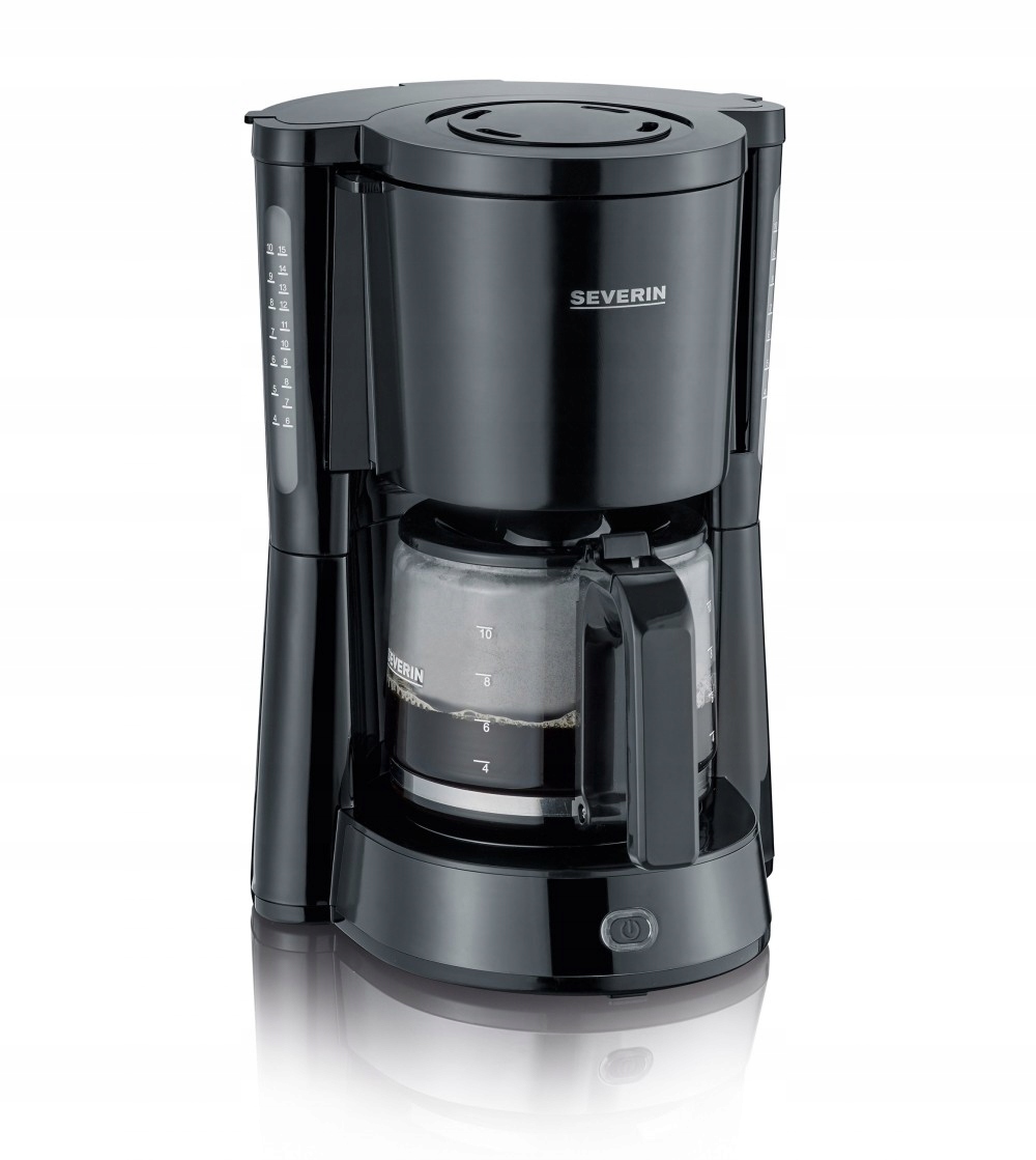 Severin Ka 4815 překapávač na kávu, 1000 W, 1,25 L, černý