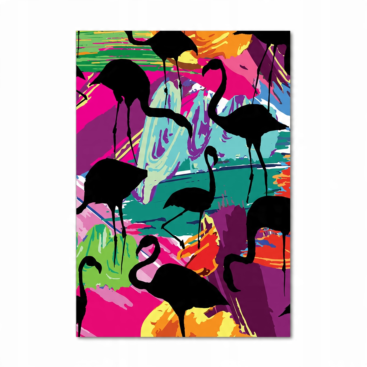 

Foto-obraz szkło hartowane Flamingi 70x100 cm
