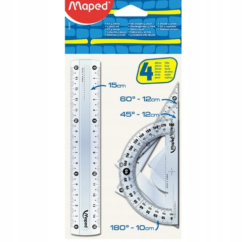 

Zestaw linijek Maped Start Mini 15cm