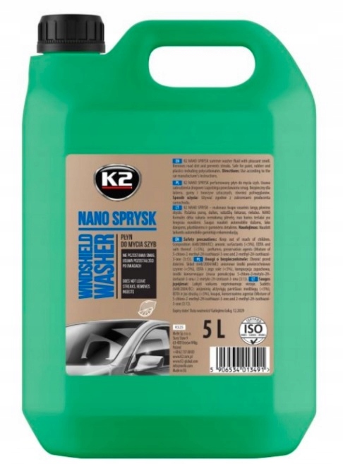 

Letni Płyn Do Spryskiwaczy K2 Nano Sprysk 5L