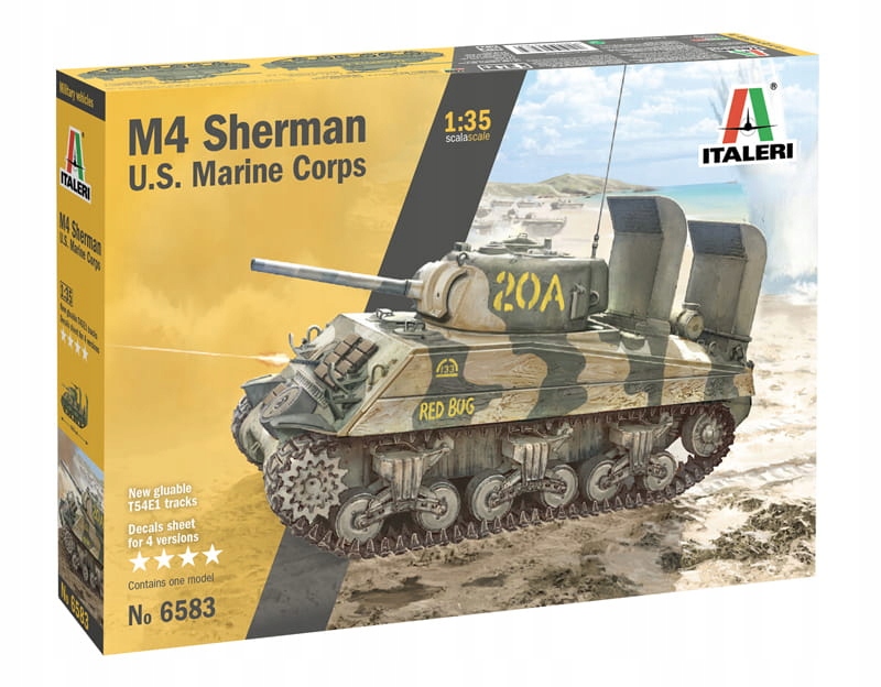 Italeri 6583 1/35 M4A2 Sherman Us Marine Corps
