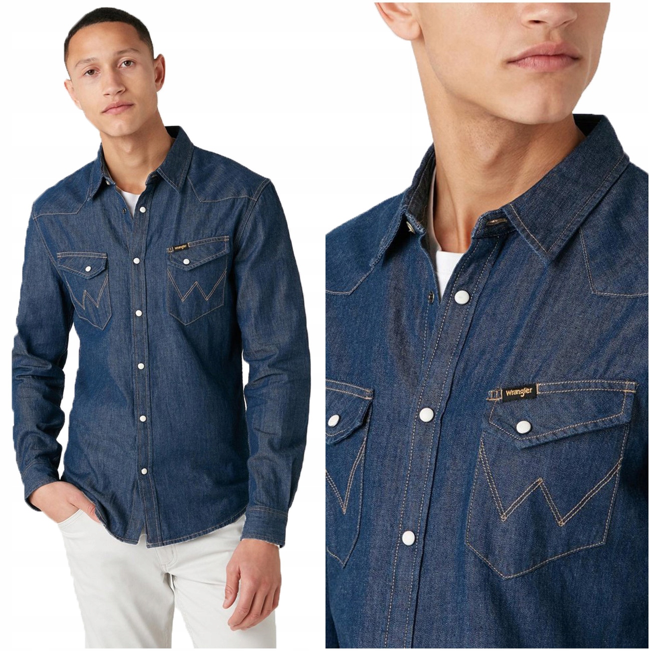 Wrangler Ls Western Shirt XL Pánská košile