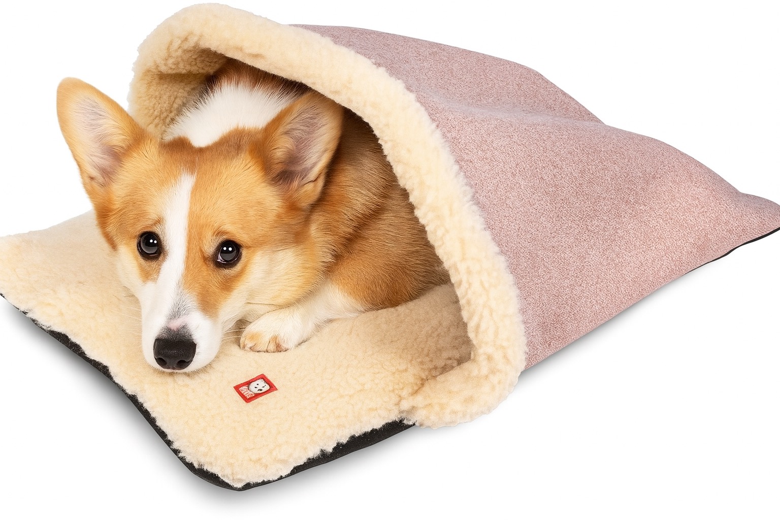 Levně Pelíšek pro psy s potahem Potah měkký, protiskluzový, 74x56 cm