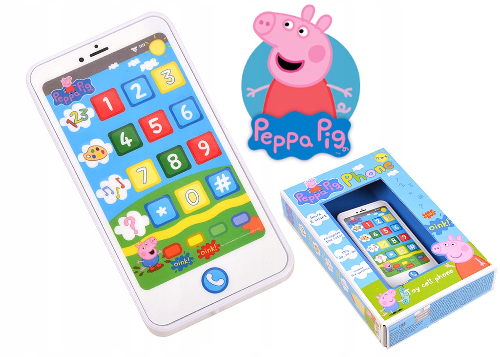 

Smartfon dla dzieci telefon edukacyjny Peppa Pig