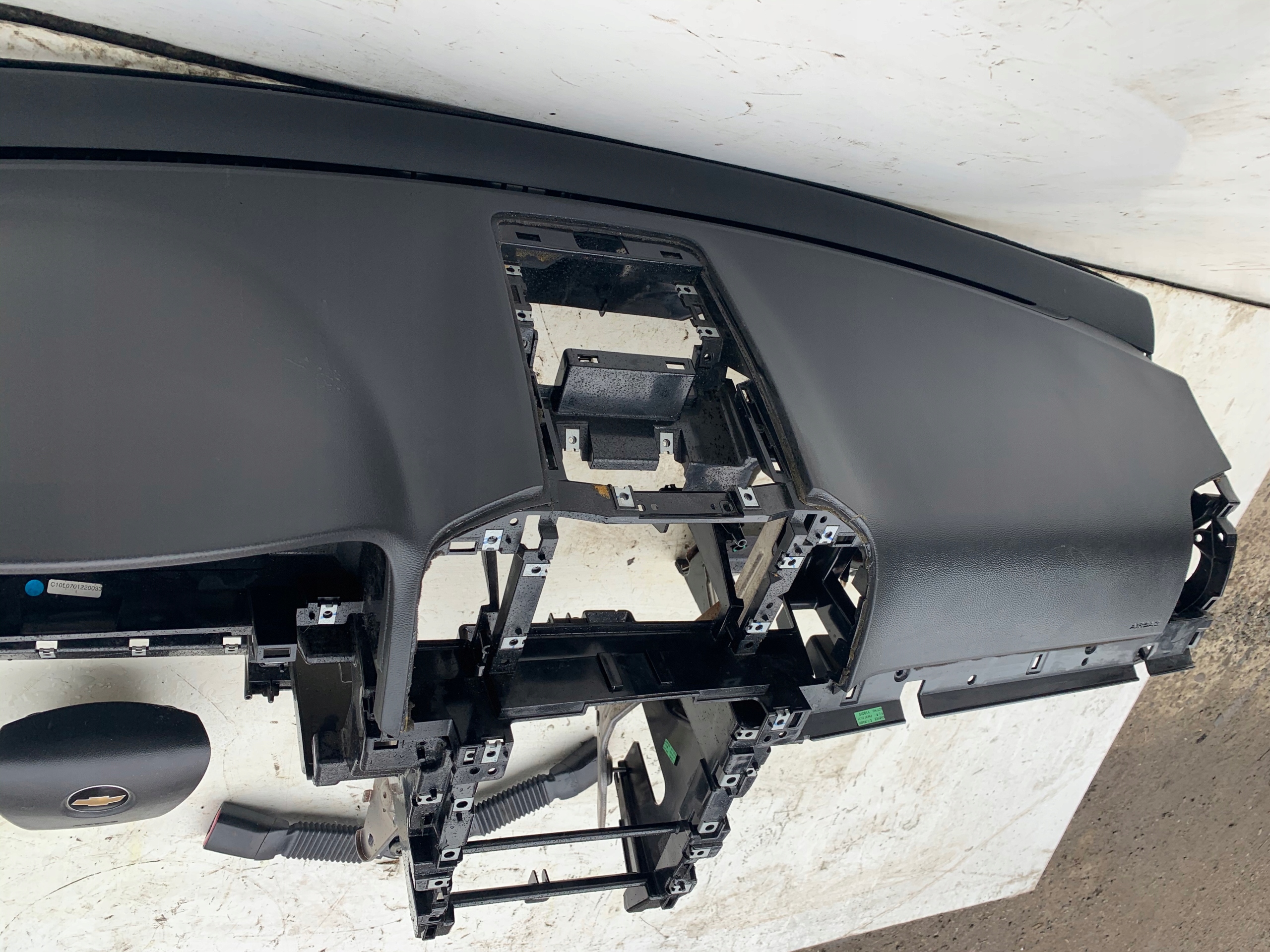dashboard console airbag CHEVROLET CAPTIVA
