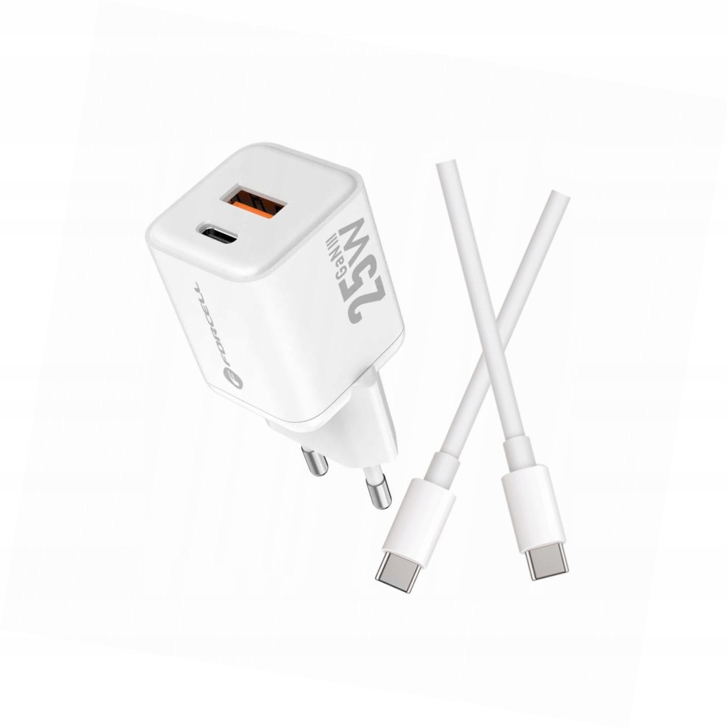 Szybka ładowarka Gan 25W z długim kablem Usb-c do Xiaomi Redmi Note 10