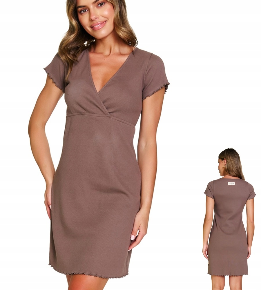 noční bavlněná košile Doctor Nap 7303 XXL 44 béžová