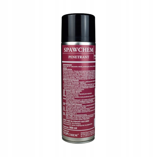 

Penetrant Do Badania Spoin Czerwony 500ml 1 szt