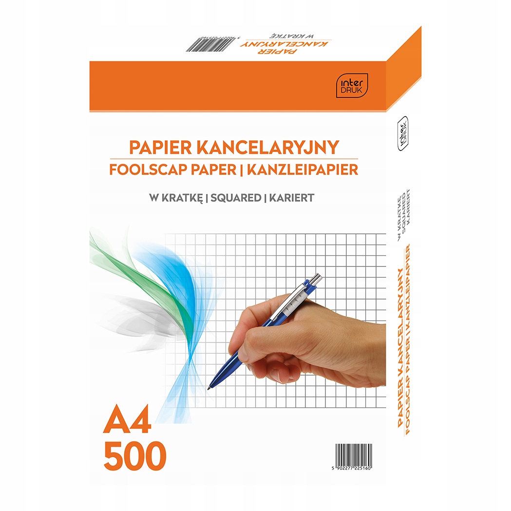 

Papier Kancelaryjny W Kratkę A4 Interdruk 500 kart