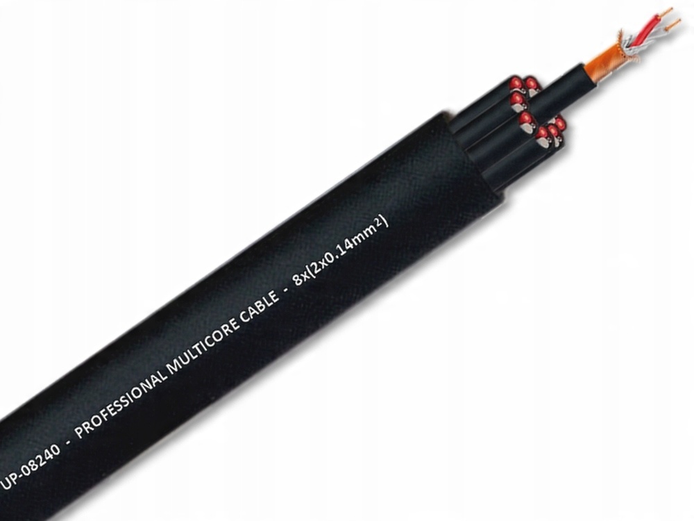 

Kabel Wieloparowy Multicore 8 Kanałów UP-08240