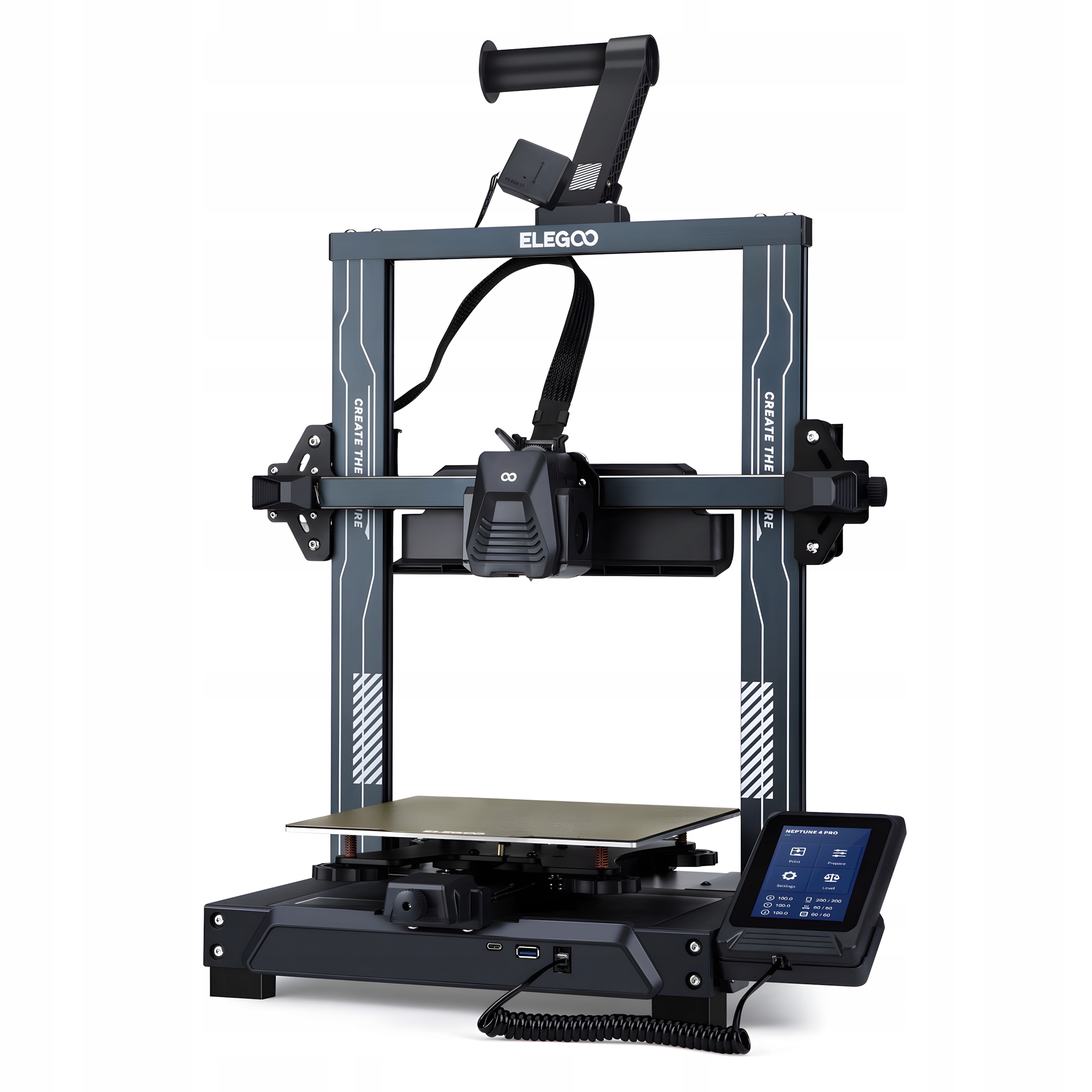 Elegoo Neptune 4 Pro Drukarka 3D Fdm Samopoziomująca 500mm/s Precyzyjna