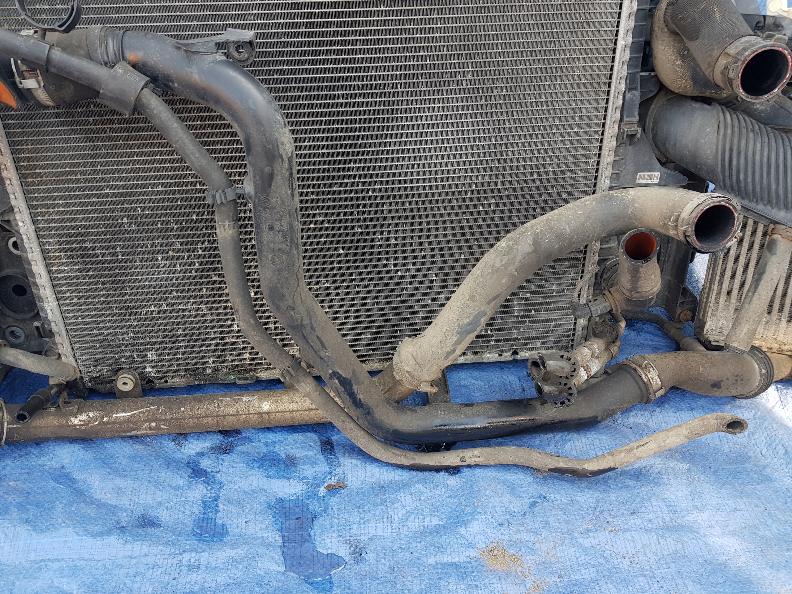 support panel for radiators radiator VW VOLKSWAGEN TOUAREG 7L 3.0 TDI