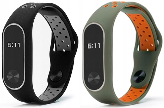 Opaska zamienna Xiaomi MI BAND2 Miękka Zestaw 2SZT