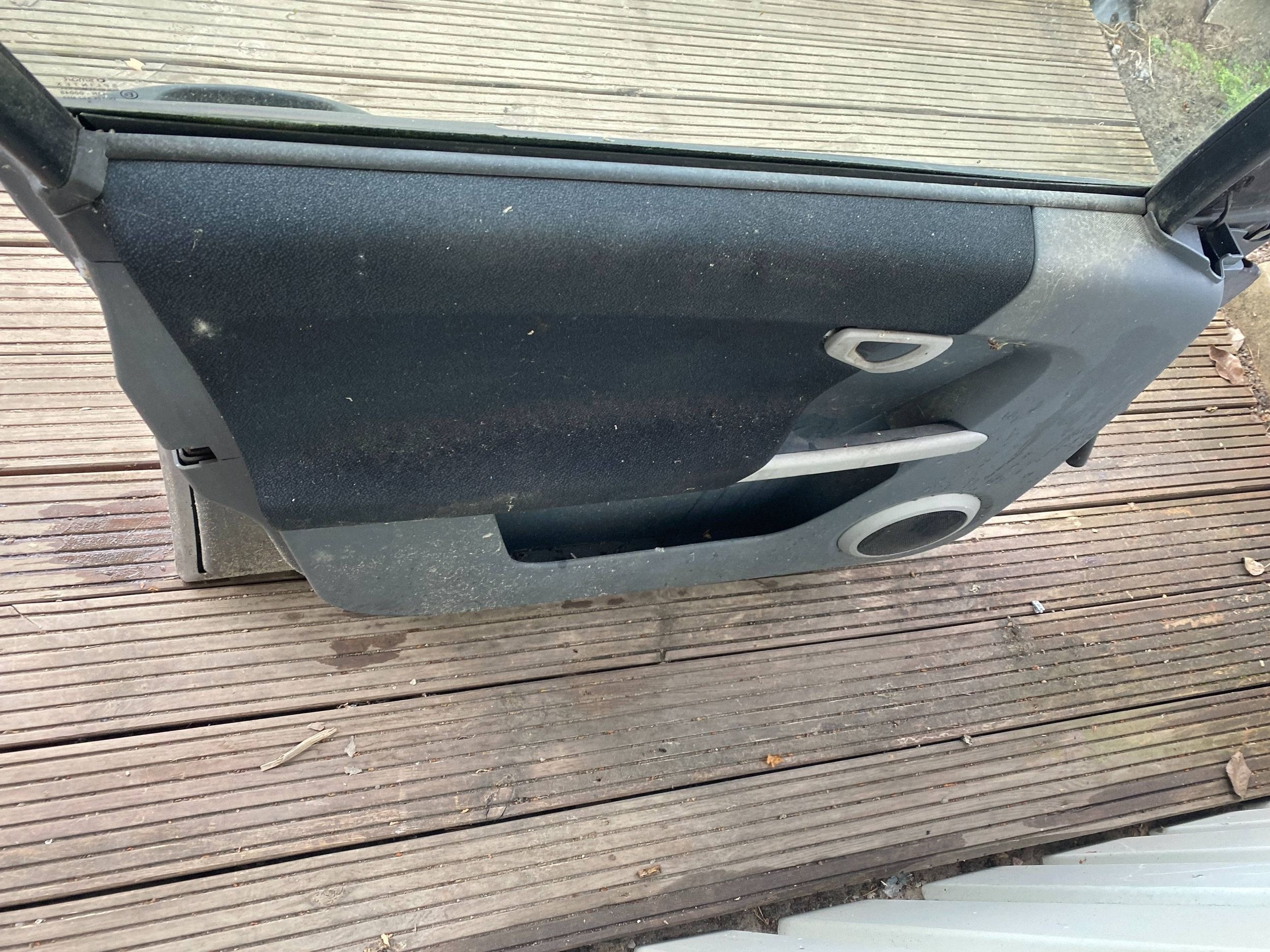 SMART FORFOUR and complete door left front front SREBRNY