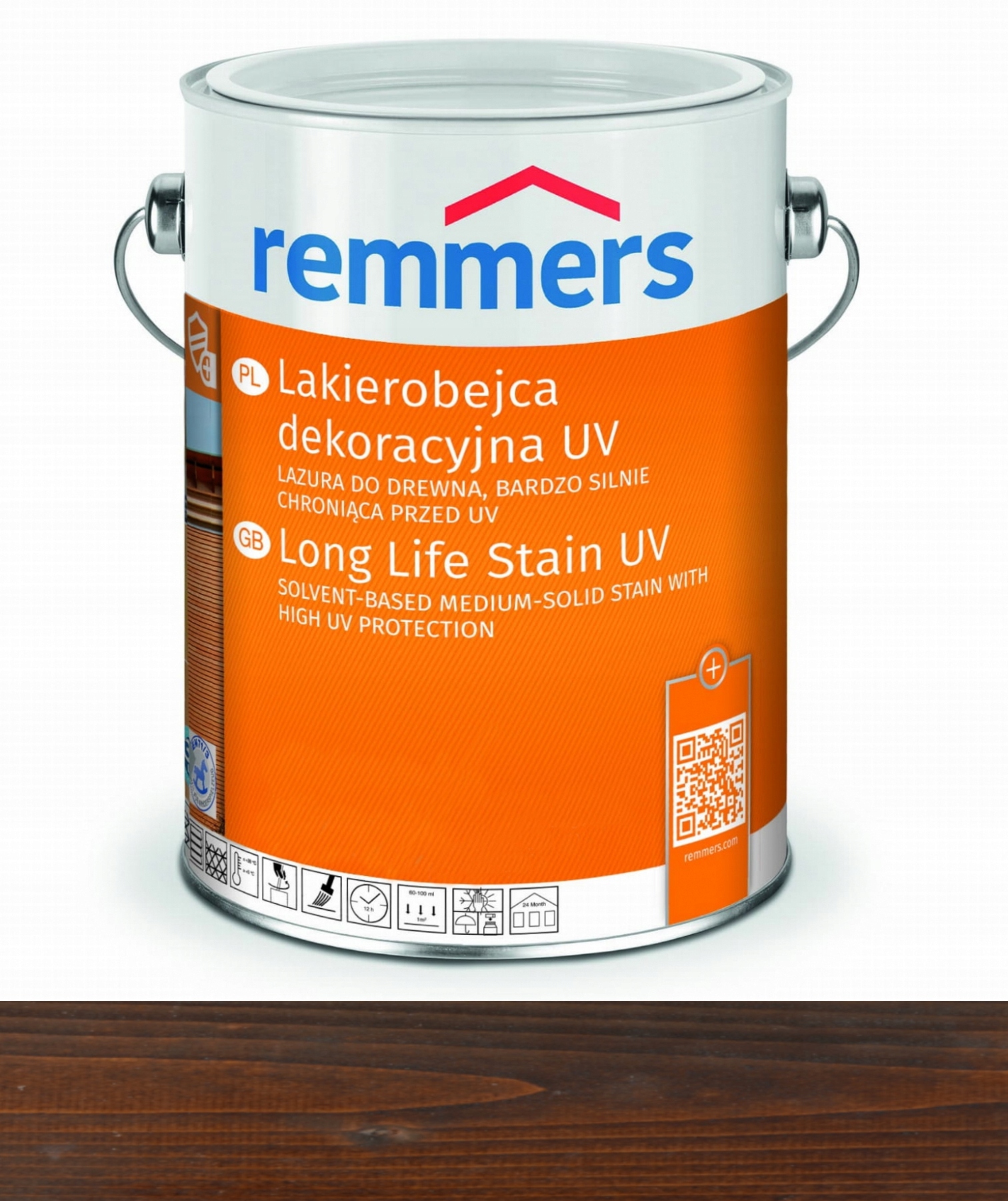 Remmers Dekorativní Uv lakovací hmota 2,5L Palisander