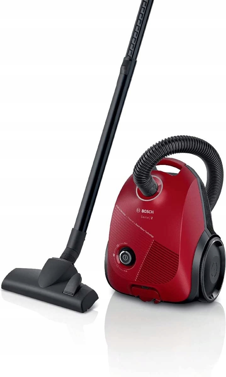 Bosch GL20S podlahový vysavač, 3,5 l, 600 W, 80 dB, červený