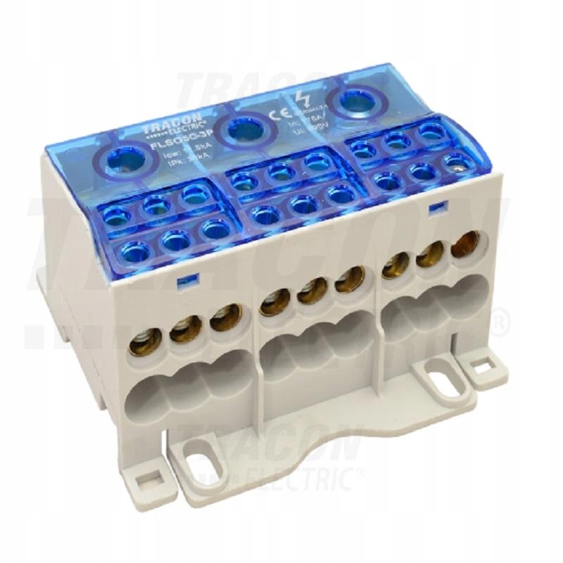 Odbočná spojka otevíratelná na lištu FLSO50-3P