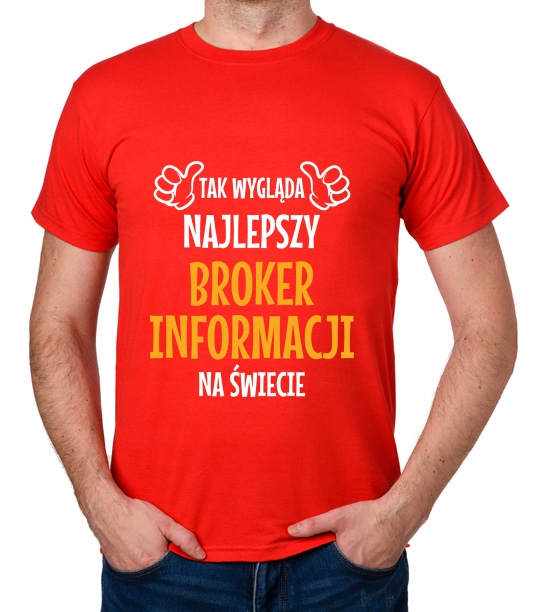 

koszulka Najlepszy Broker Informacji prezent