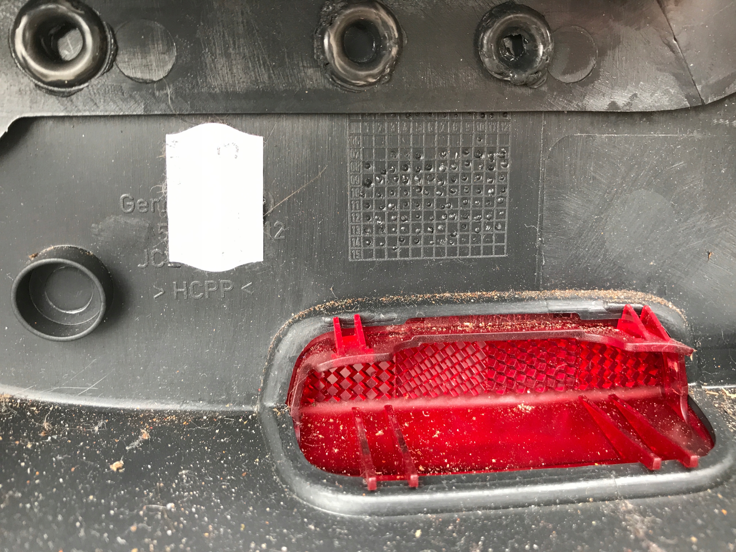 side door right rear part VW TIGUAN 5N0867212