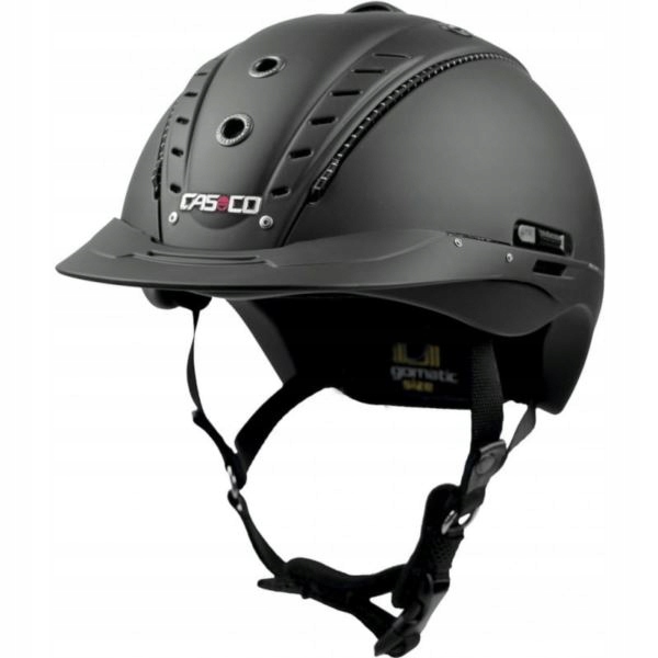 Kask jeździecki Mistrall 2 CASCO Czarny M obwód 55-57cm