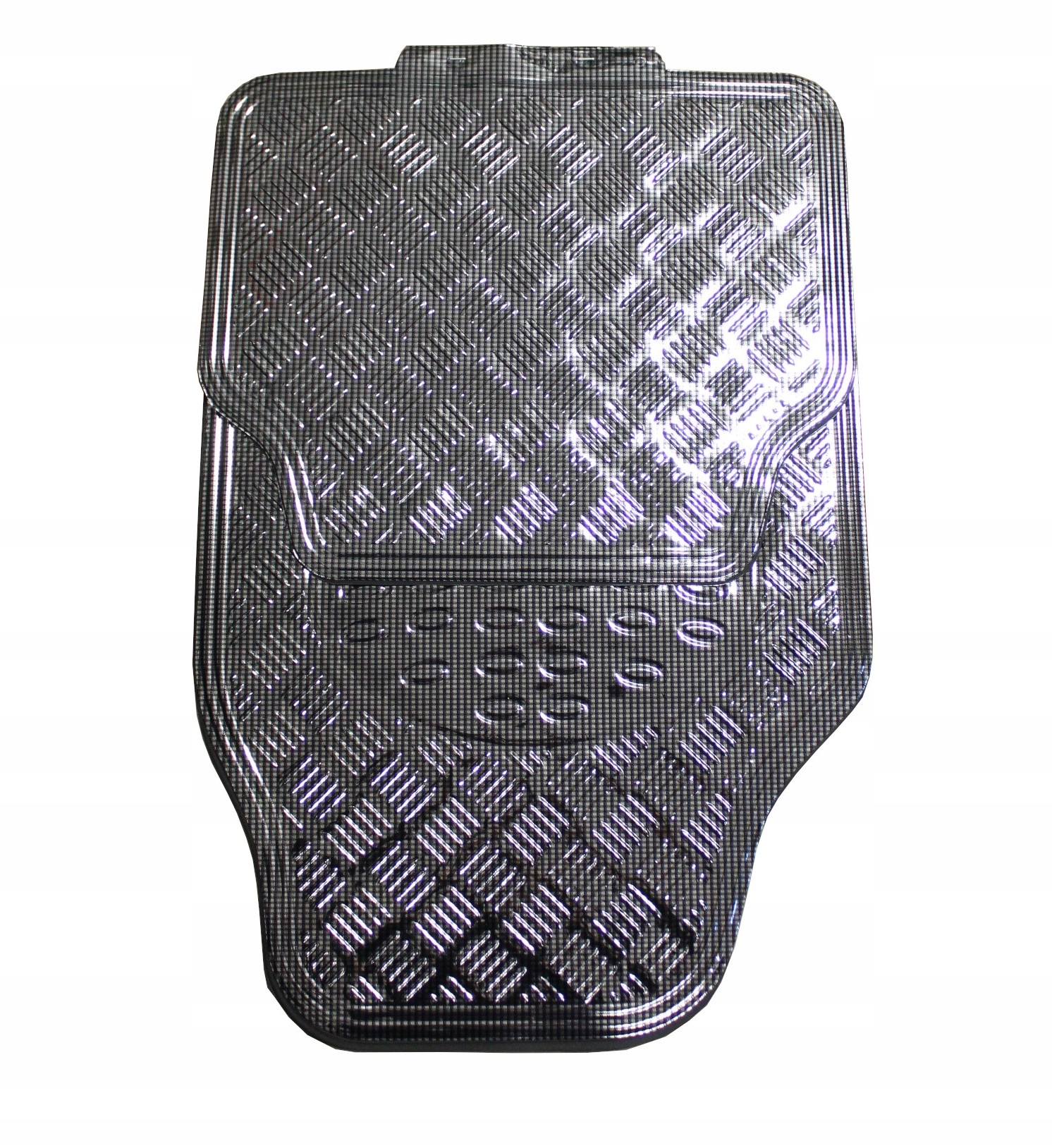 

Uniwersalne dywaniki samochodowe carbon alu/guma