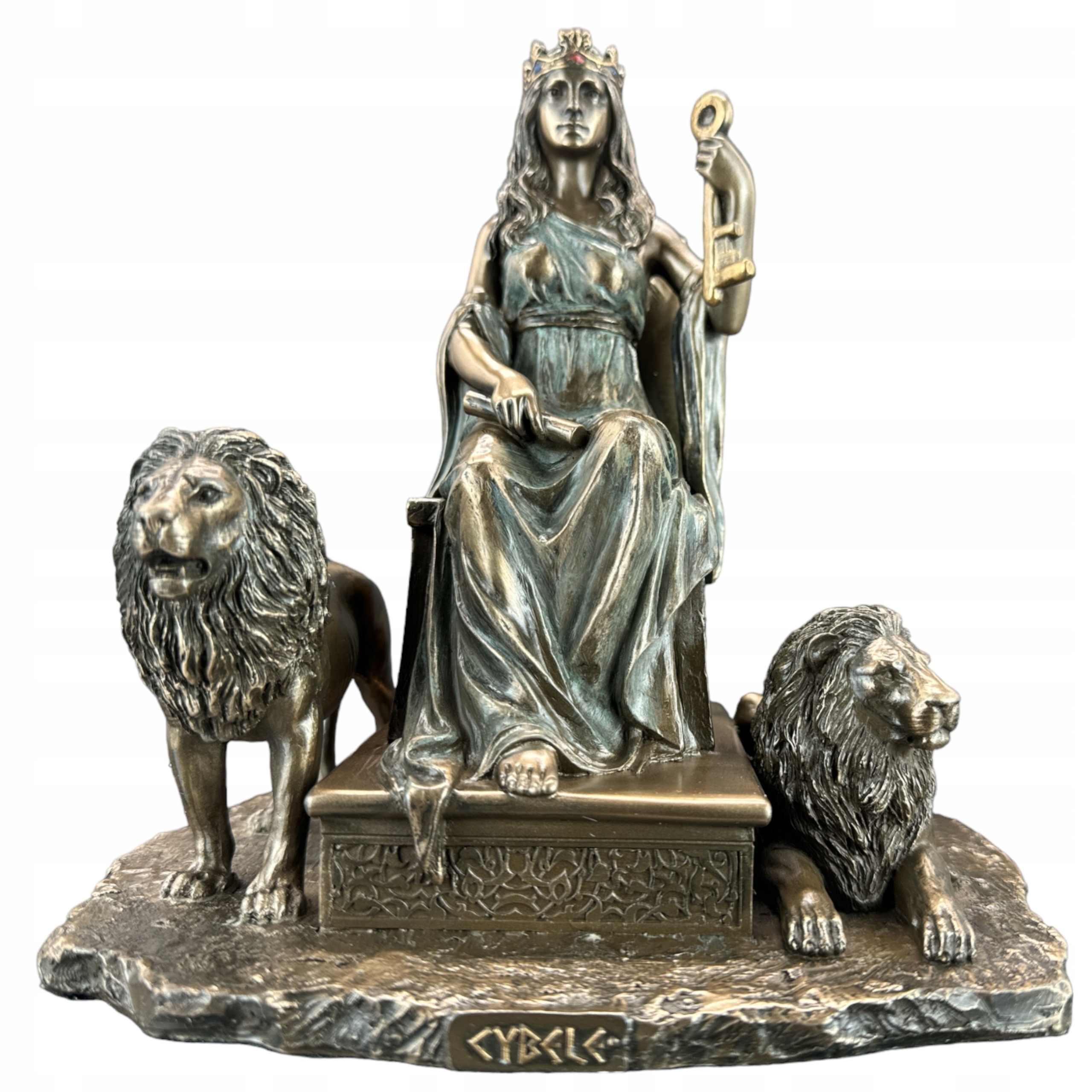 Figurka Socha Kybele Frygijska Bohyňa Plodnosti Veronese WU77364A4 bronzová